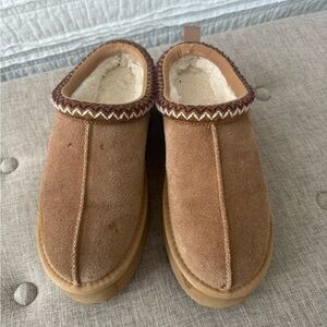 Dream Pairs platform slip on shoes - Ugg look for less
